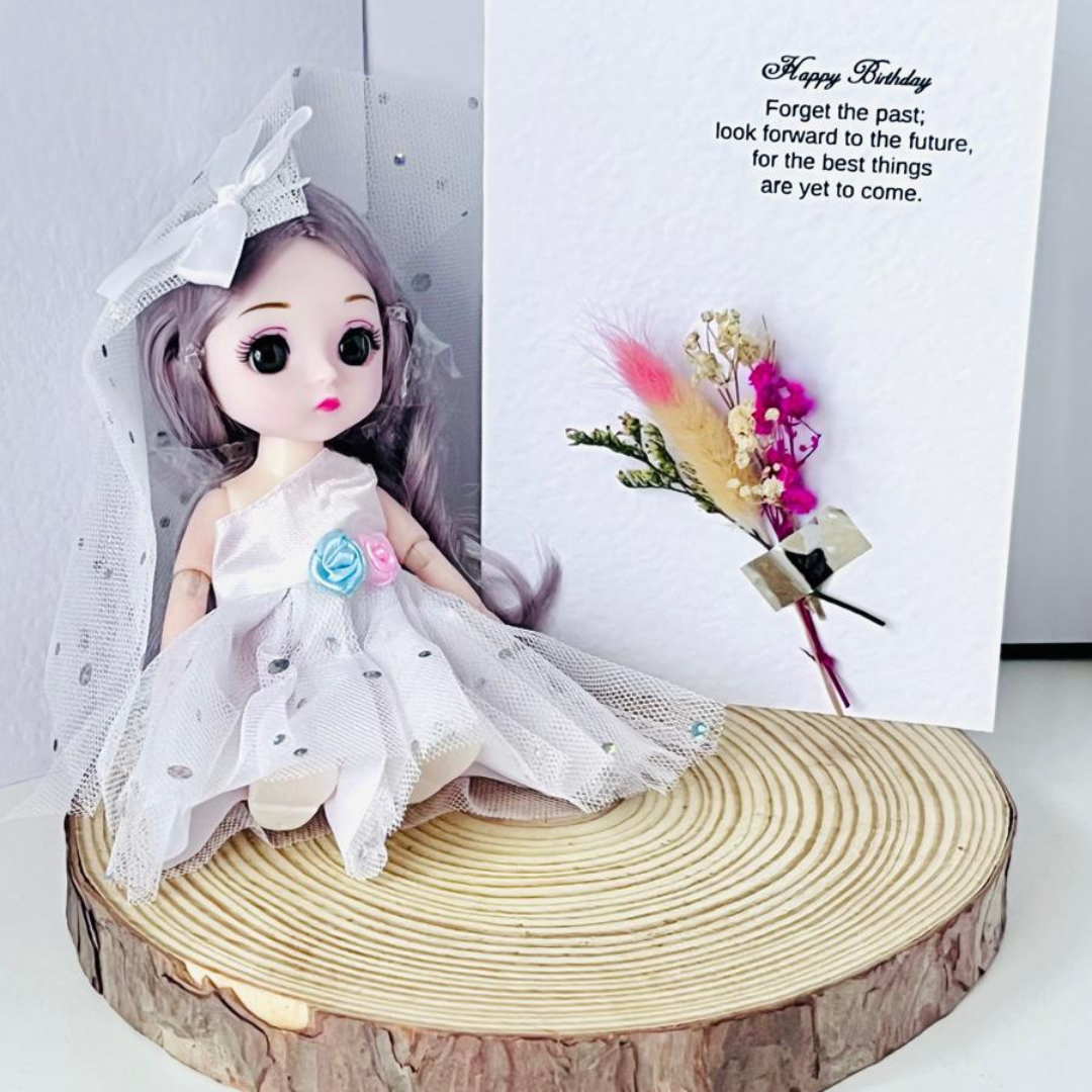 Luxury Handmade Personalised Flower Birthday Card and Gift G006