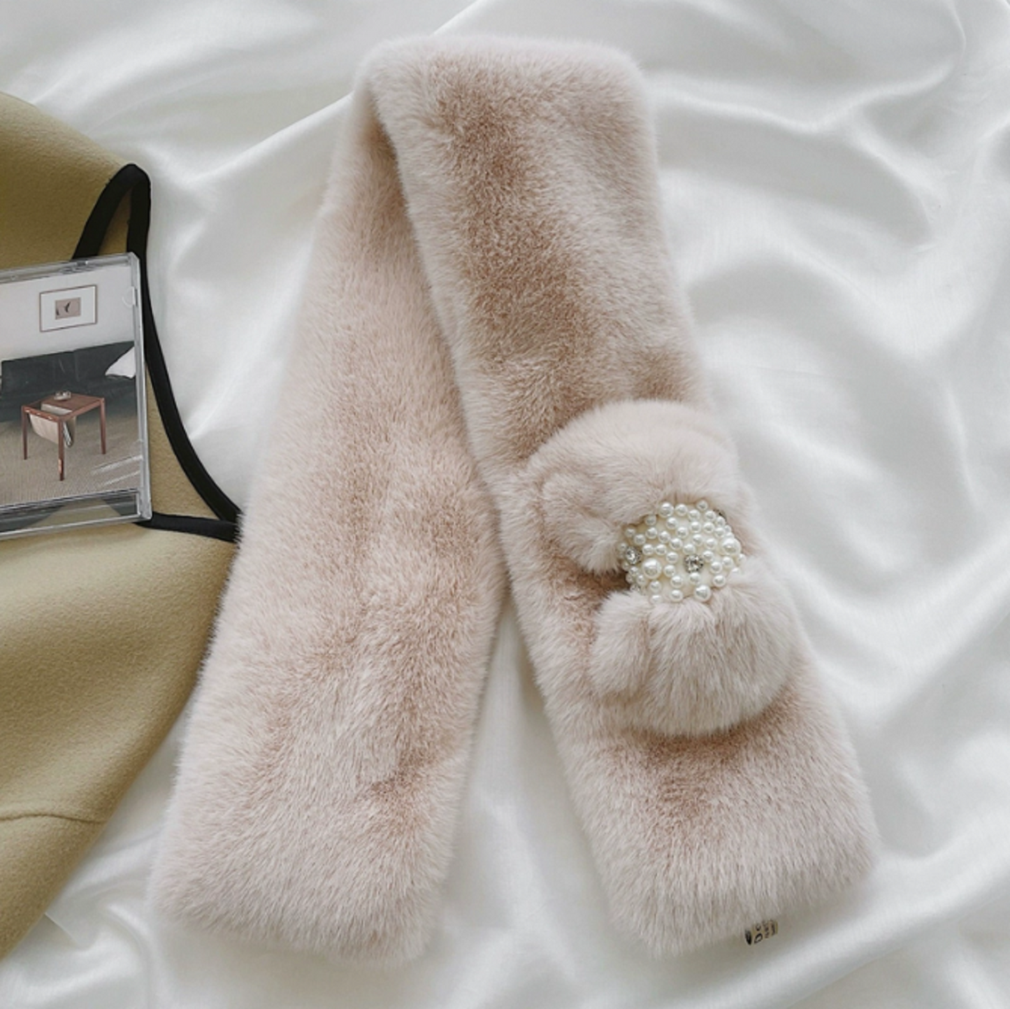 90*13cm / Faux Fur Scarf, False Collar, Removable Collar B704(F)