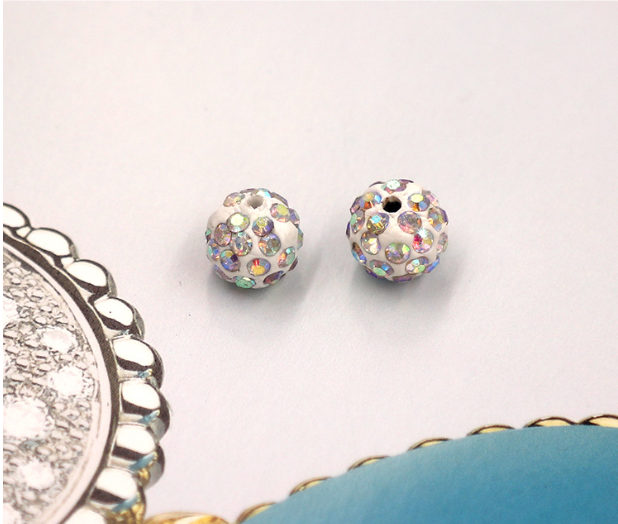 (Y213) 50 Pcs / Crystal Clay Beads, Jewellery Making