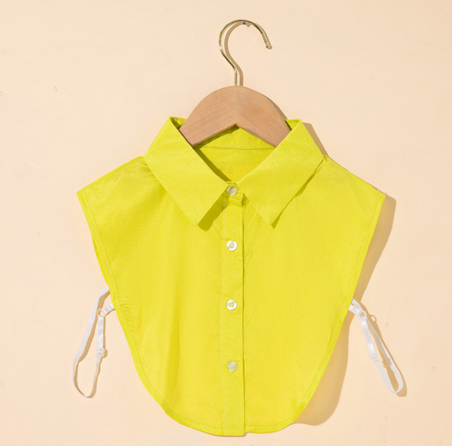 B631 / Yellow Fake Collar, False Collar, Removable Collar
