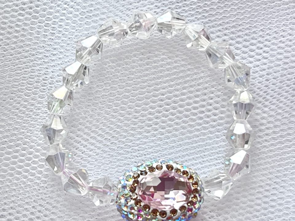 (BC003) Handmade Elastic Bracelet, Birthday Gift