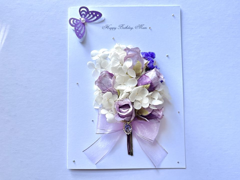 Luxury Handmade Personalised Birthday Card C043