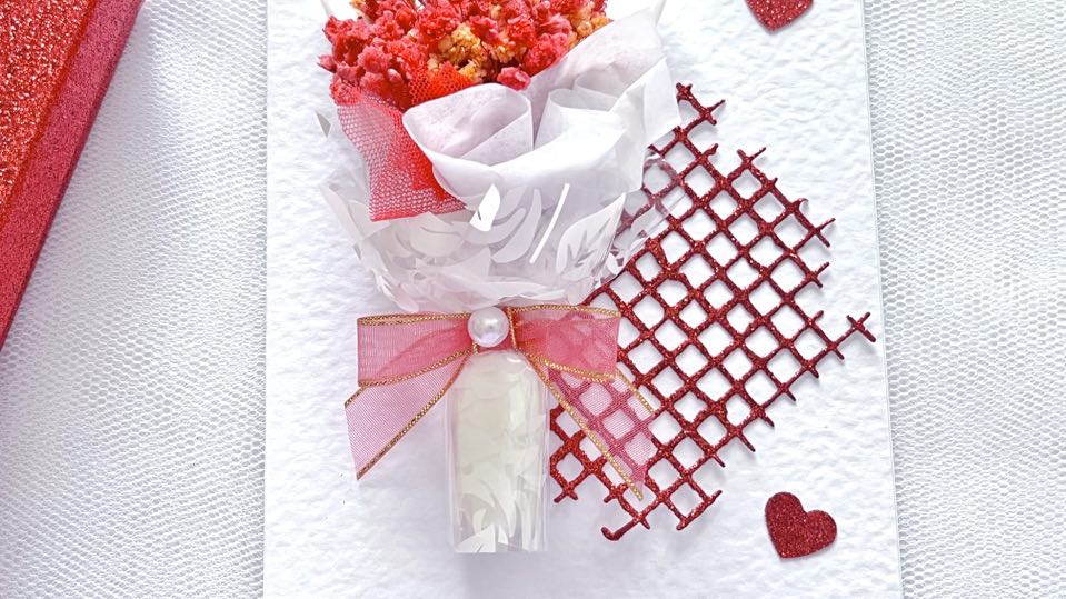 Luxury Handmade Personalised Flower Birthday Card C651