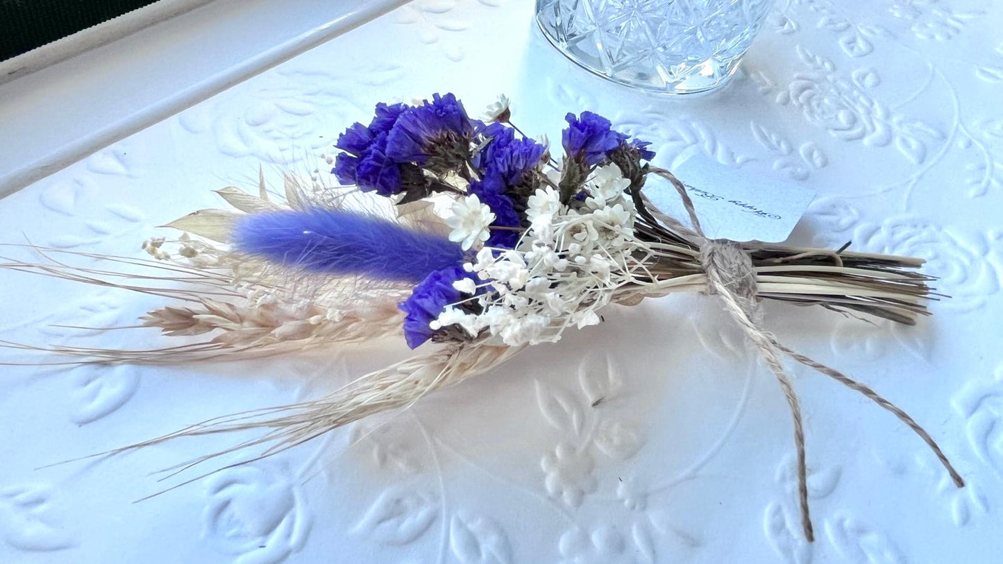 Dried Flower Bouquet, Country Bloom Market Bouquet, Colorful Dried Wildflower Bunch | Cottagecore Floral Gift DB002
