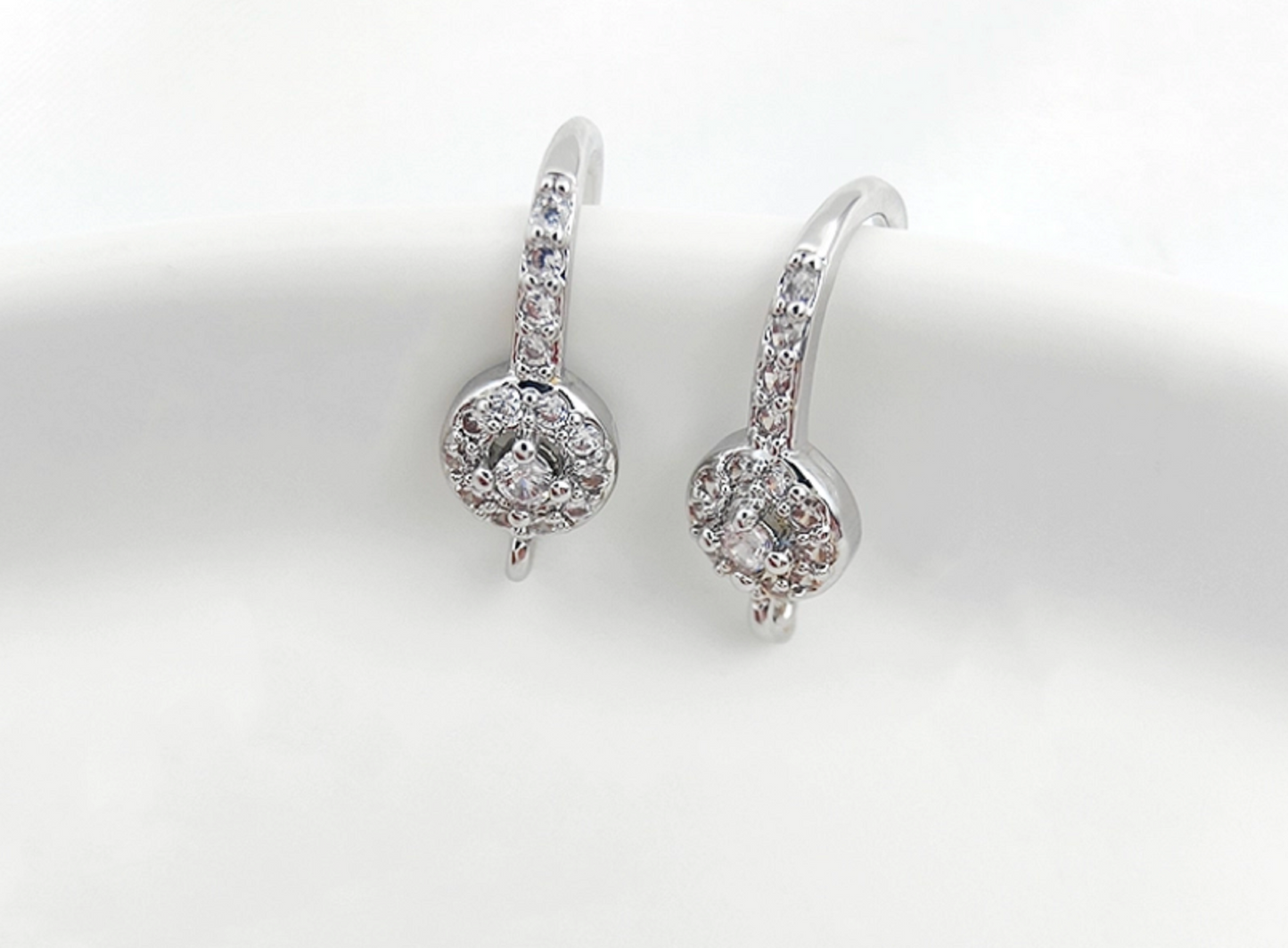 10 pcs / Gold Plated Earrings Hoop, Jewellery Making Findings EK09