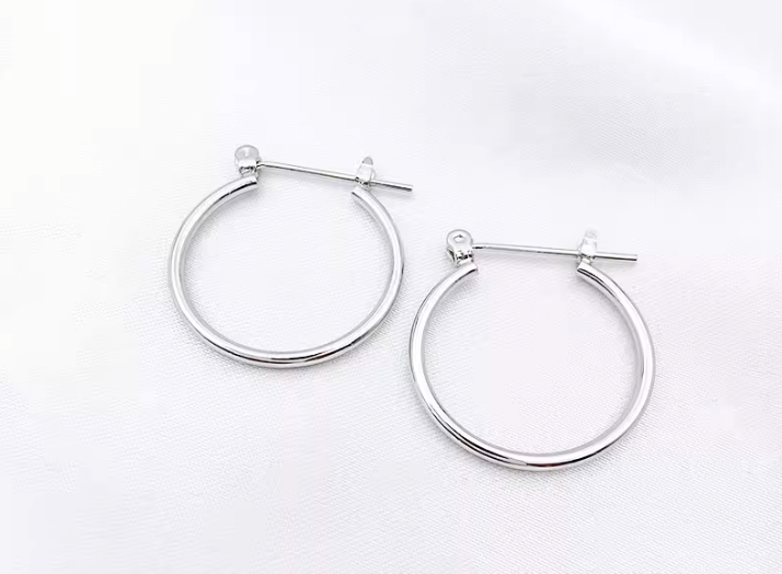 10 pcs / Gold Plated Earrings Hoop, Jewellery Making Findings EK16