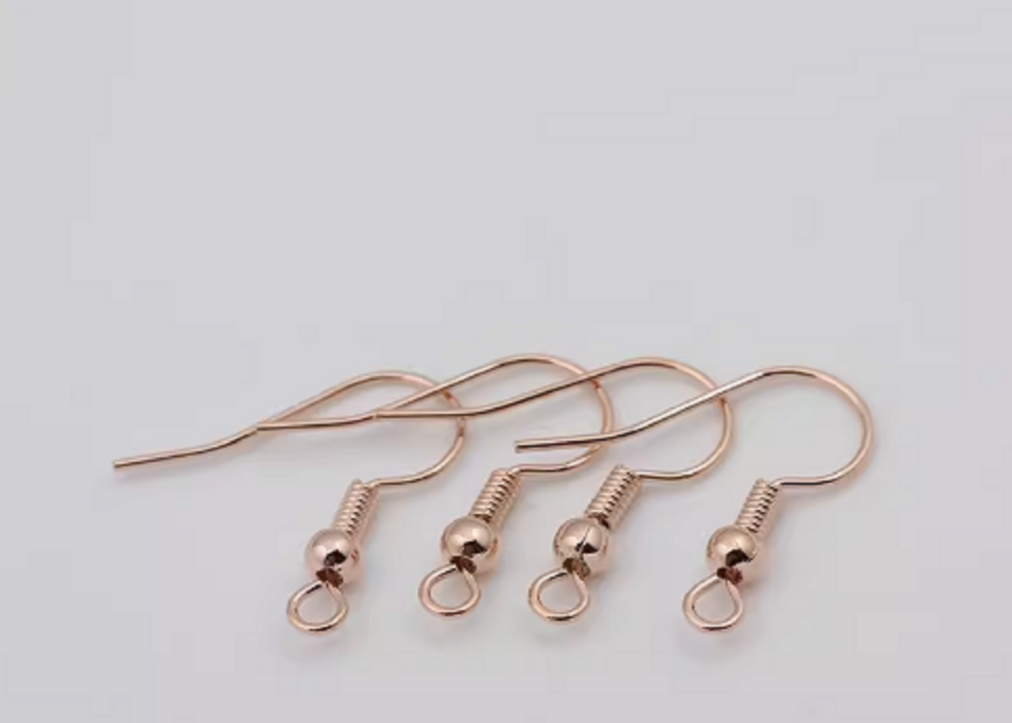 20 pcs / 14K, 18K Gold Plated Fish Hook Earrings EK69