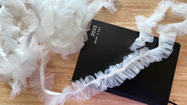 2 meters / 5.5cm / Off White /  Elastic Lace Trim  LF031