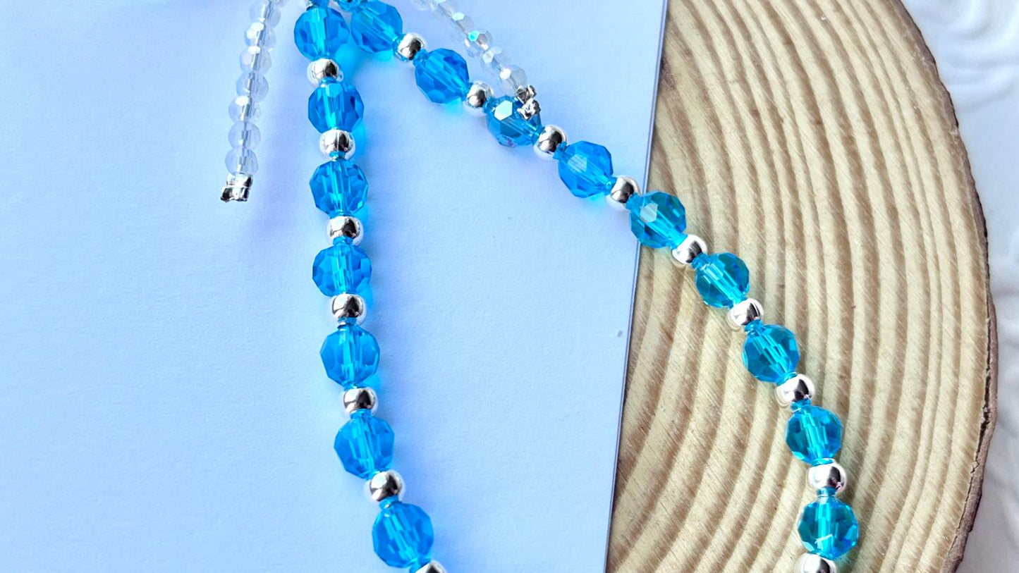 Handmade Crystal Beaded Mobile Phone Charm, Handbag Charm MC006