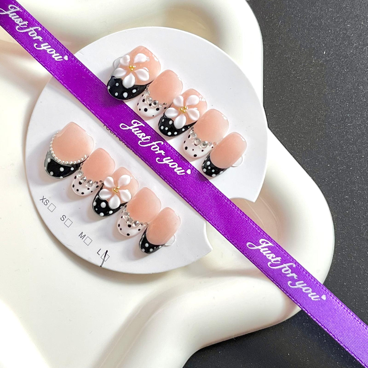 (N001) 1 set Press on Nails, Acrylic Nails