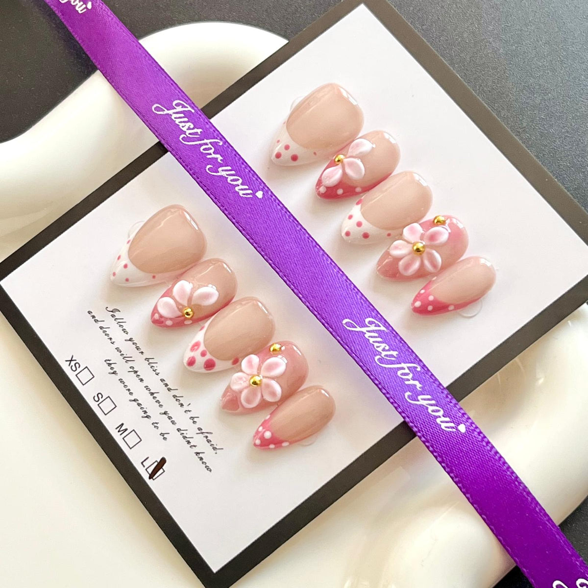 (N004) 1 set Press on Nails without tool