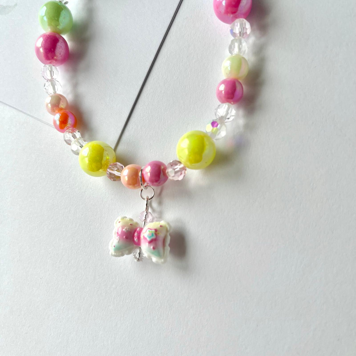 Handmade Luxury Custom Pink Beaded Pet Necklace | Pet Lover Gift | Custom Jewelry for Pet | pet Accessories PN005