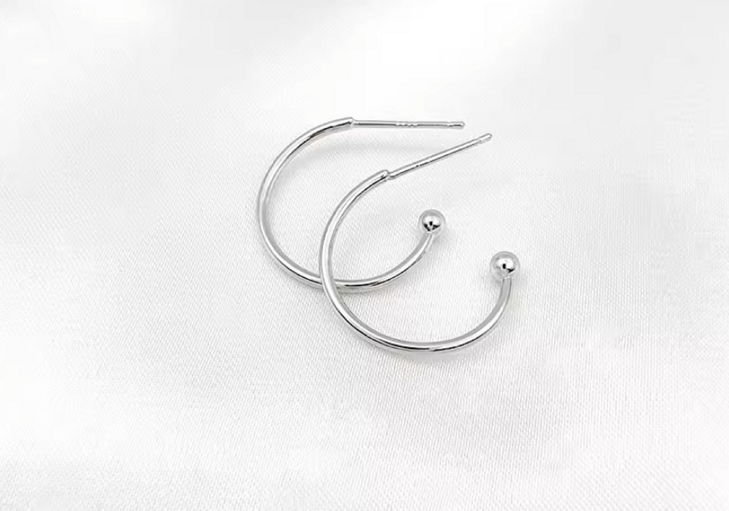 (EK30) 10 pcs / Gold Plated Earrings Hoop
