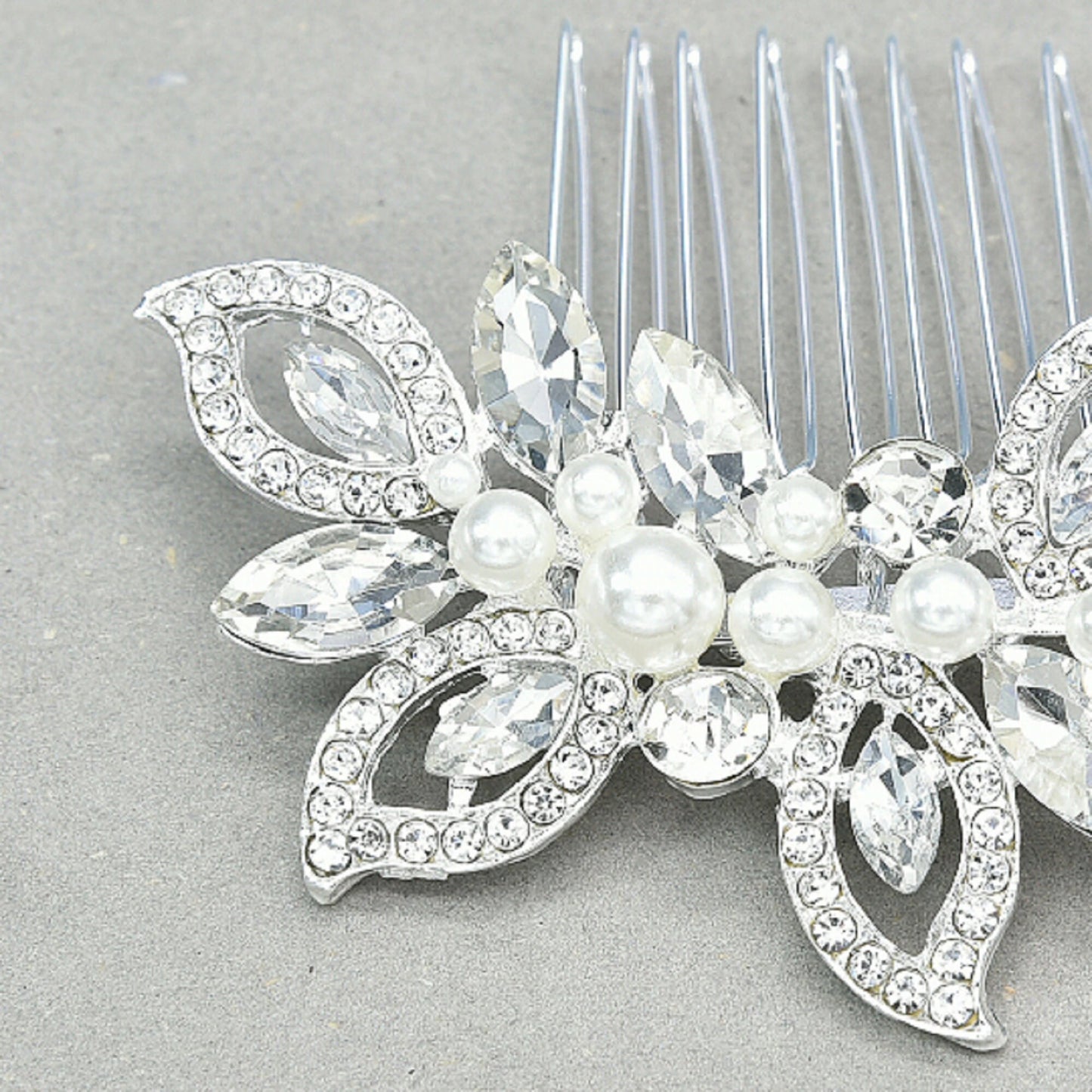 1 piece / Crystal Wedding Comb, Bridal Hair Accessories TS1015