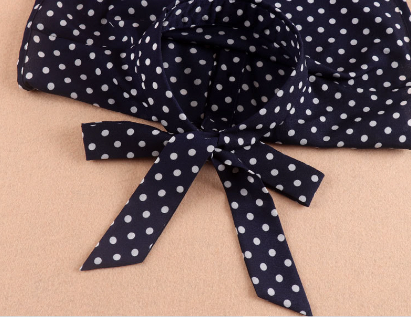 B123(E) Blue Fake Collar, False Collar, Removable Collar