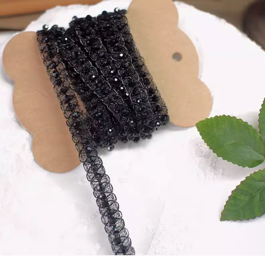 1 meter / 1.3cm / Headband Lace Trim, Dress Lace LF112