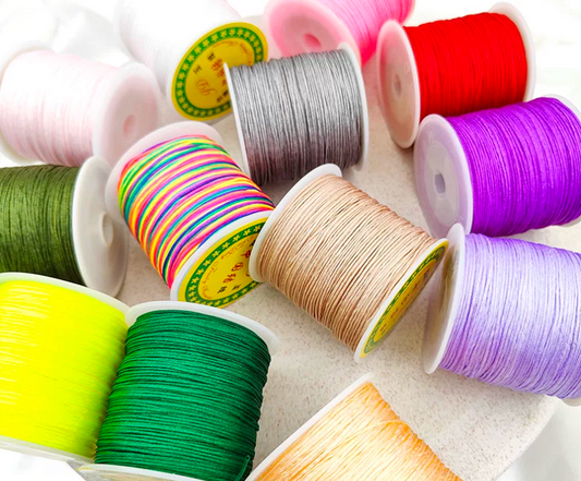1 roll / 100 meters / Nylon Beading String Knot Cord, Thread for Bracelet Jewelry Making