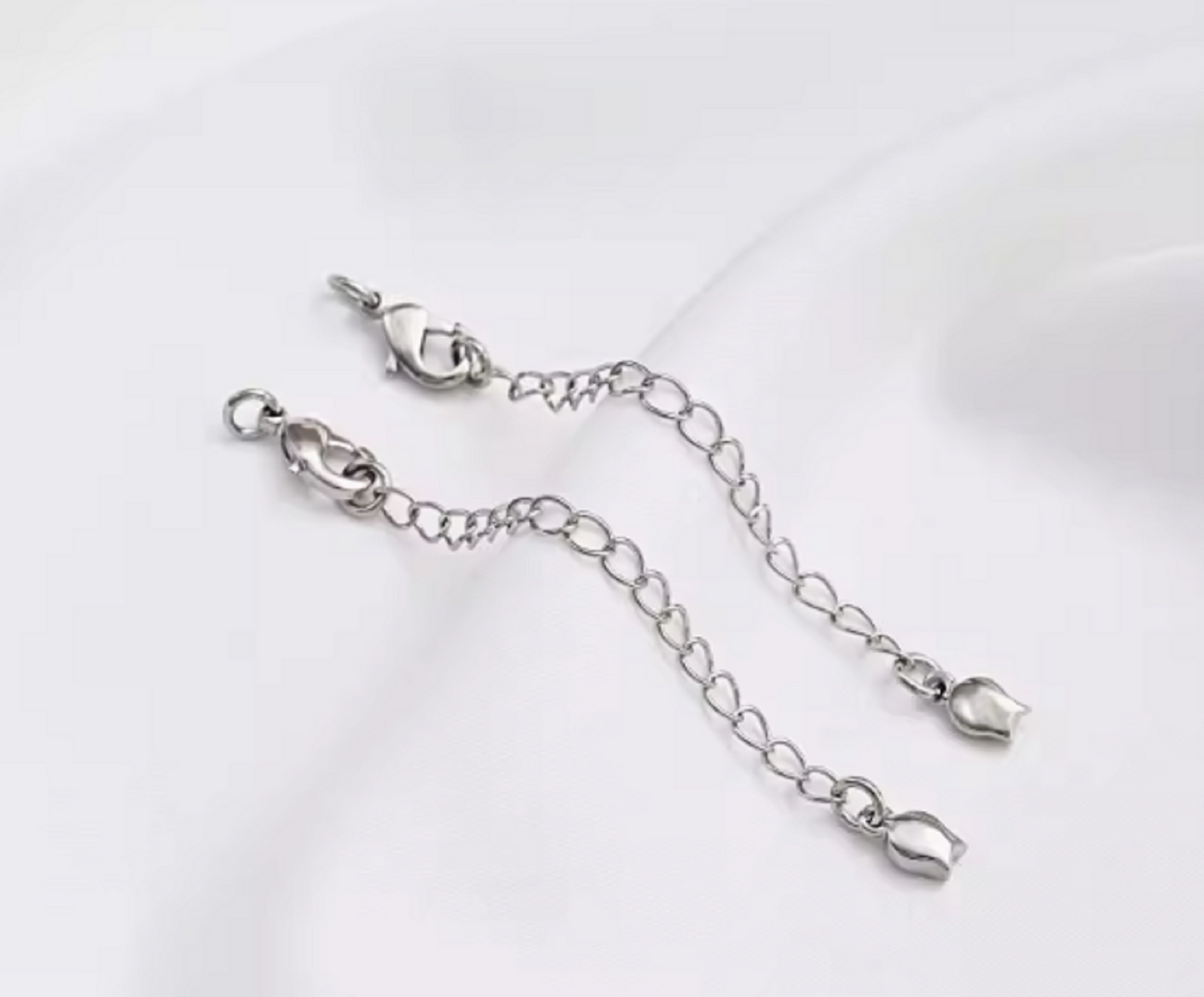 5 pcs / Gold Plated Extension with clasp EK103