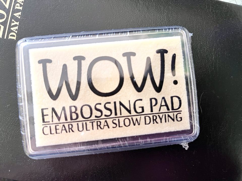 WOW Clear Embossing Stamp Pad – Ultra Slow Drying For Raised Effects With Powders