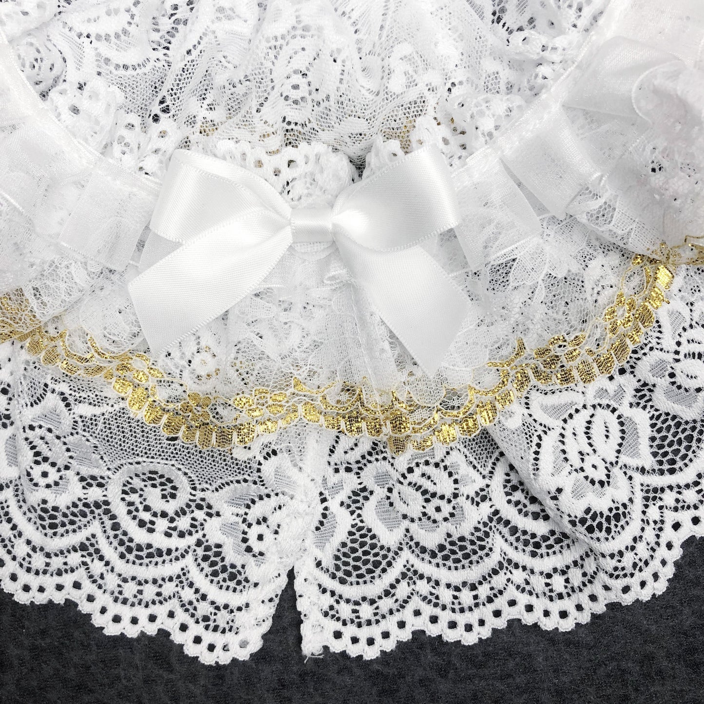 45cm, 52cm / Off White / Elegant Lace Fake Collar, False Collar, Removable Collar B672(W)-small