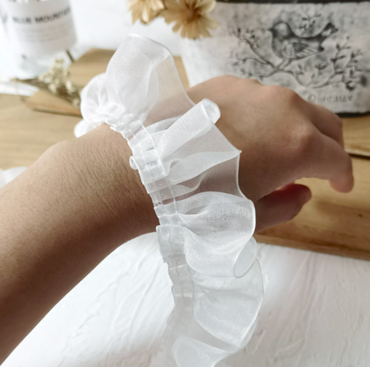 3cm, 4cm / Off White / Lace Trim LF021