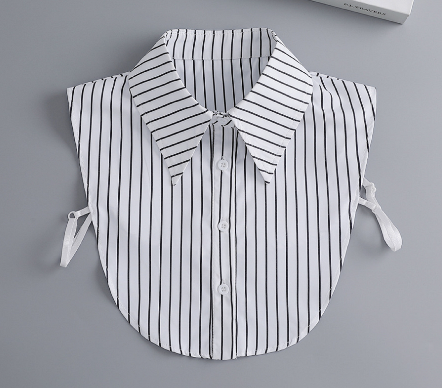 B643 / Black / Cotton Detachable Collar, False Collar, Removable Collar