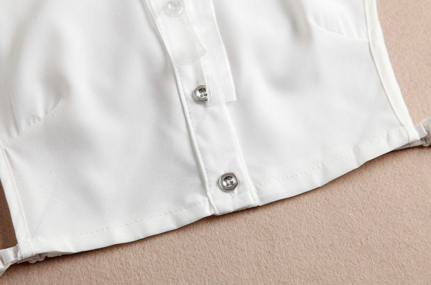 Off White Fake Collar, Off White Elegant Lace Fake Collar, False Collar, Removable Collar B108(K)