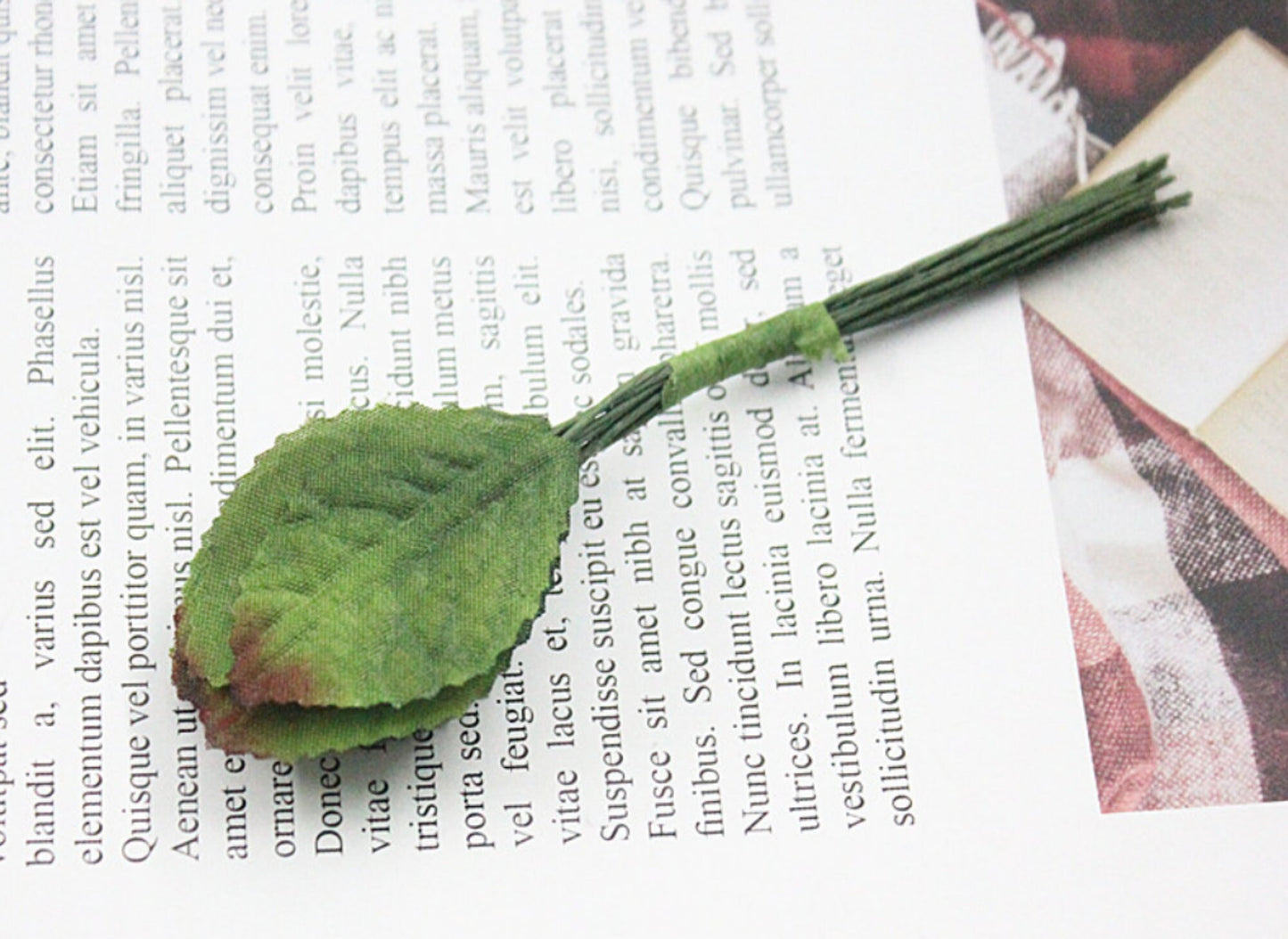 60 stems / Artificial Leaves, Bridal Bouquet Decor SF037