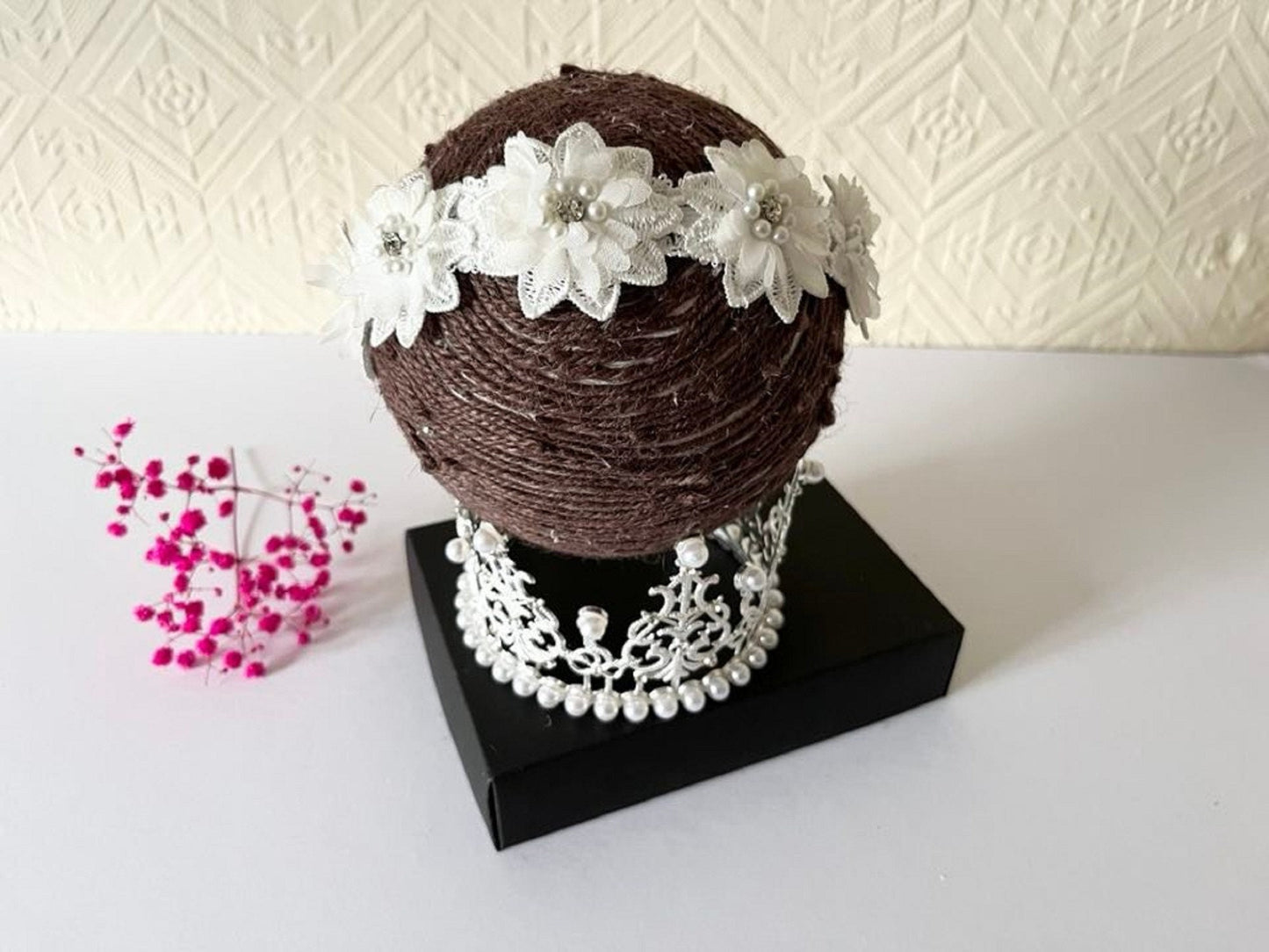 Off White Baby Lace hair band HB036