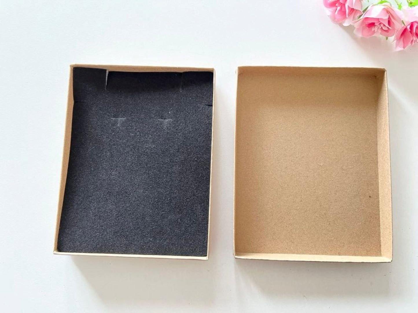5 boxes / Small Glitter Jewellery Gift Boxes