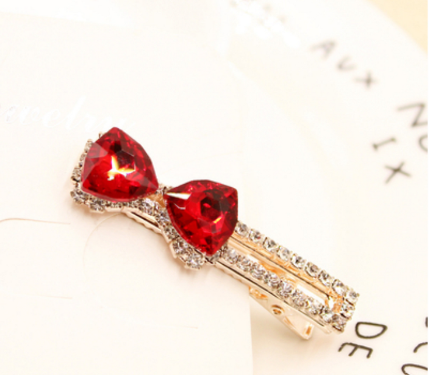 2 pieces Wedding Crystal Hair Clip CC3010