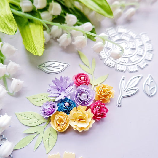 Little Flowers Metal cutting dies for card making Beautiful Flowers die cuts for scrapbooking paper crafts