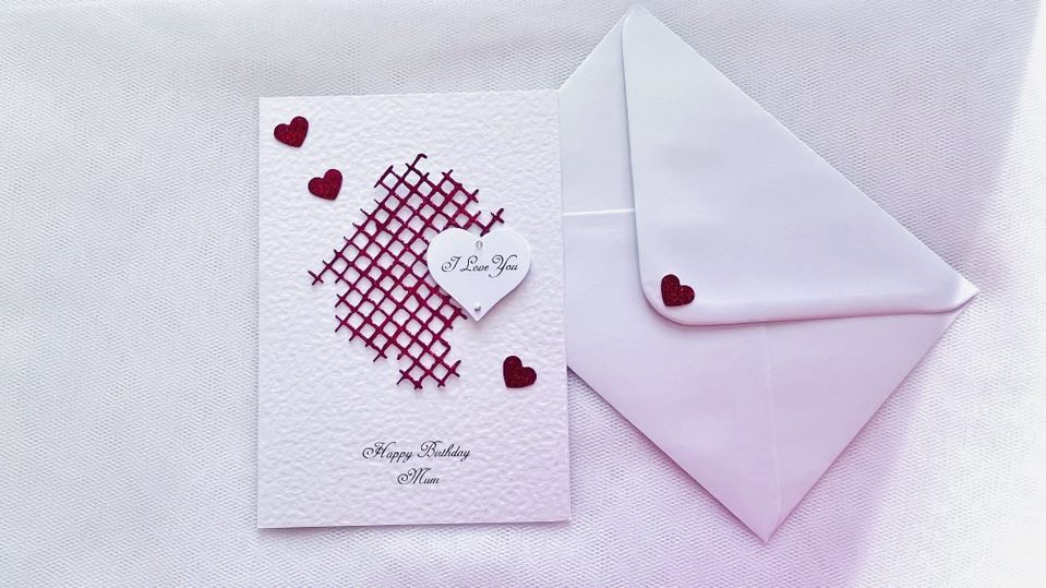 Luxury Personalised Handmade Valentines Day Card with Envelope C509