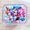8mm, 10mm, 12mm / Round Acrylic Beads, Jewellery Making Beads