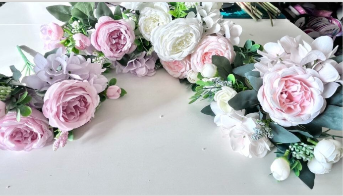 On sales / Brand new / 5 bunches + 20 pcs / Artificial flowers, Wedding Flowers Bouquet