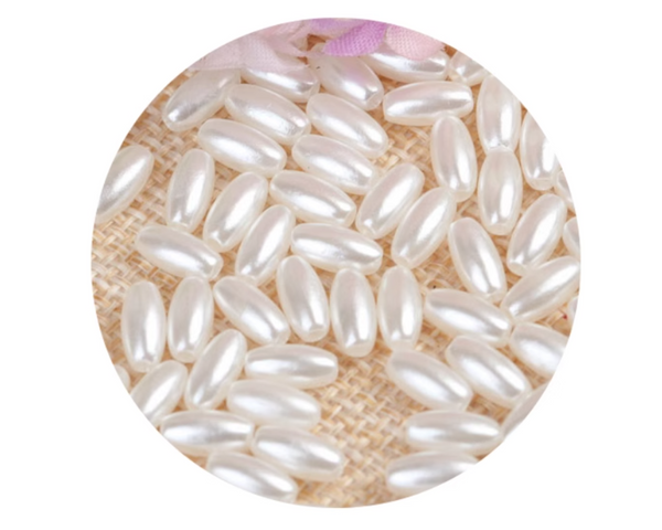 600 pcs / 4 x 8mm, 6 x 12mm / Rice Beads