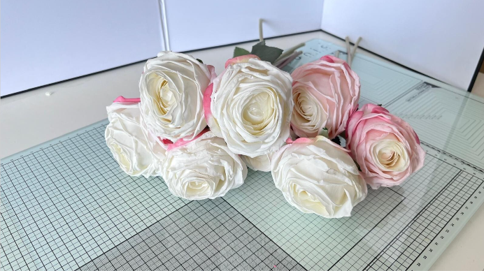 On sales / Brand new / 5 bunches + 20 pcs / Artificial flowers, Wedding Flowers Bouquet