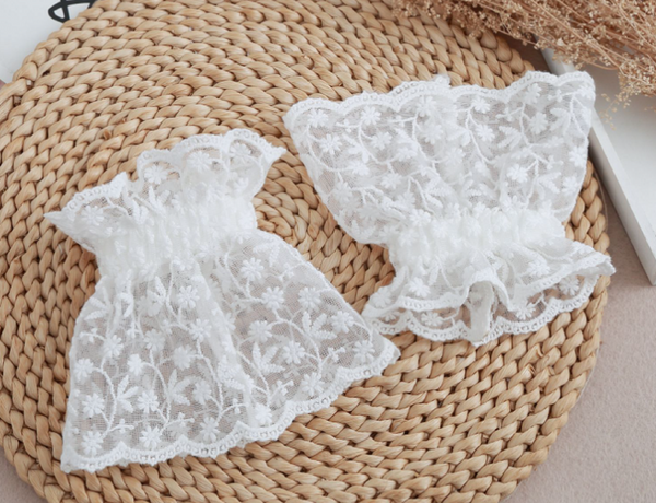 1 pair / Off White / Fake Lace Sleeve Cuffs, False Wrist Cuffs, Removable Wrist Cuffs  SC525(K)