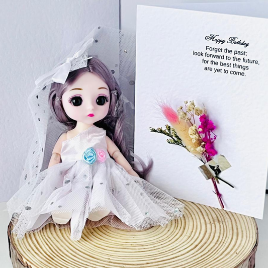 Luxury Handmade Personalised Flower Birthday Card and Gift G006