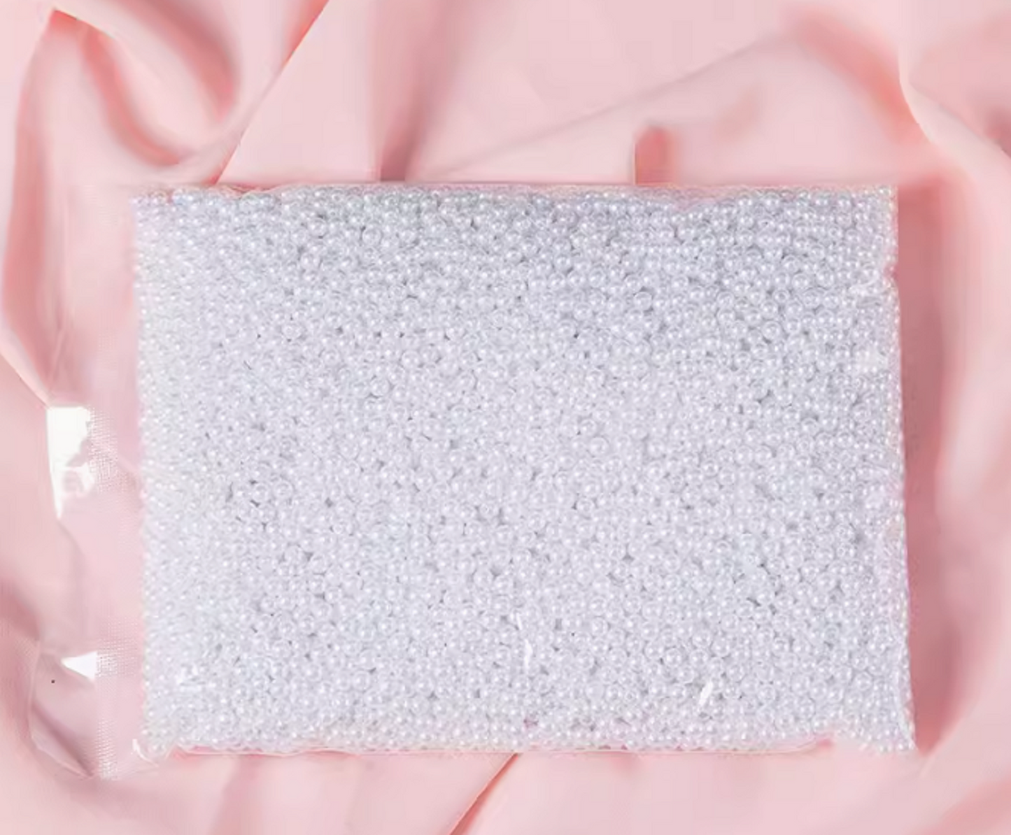 3mm-12mm / Round White Pearl Beads