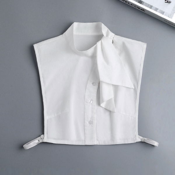 Pure White Fake Collar, False Collar, Removable Collar, Fake Sleeve Cuffs, False Wrist Cuffs, Removable Wrist Cuffs   B663(K)