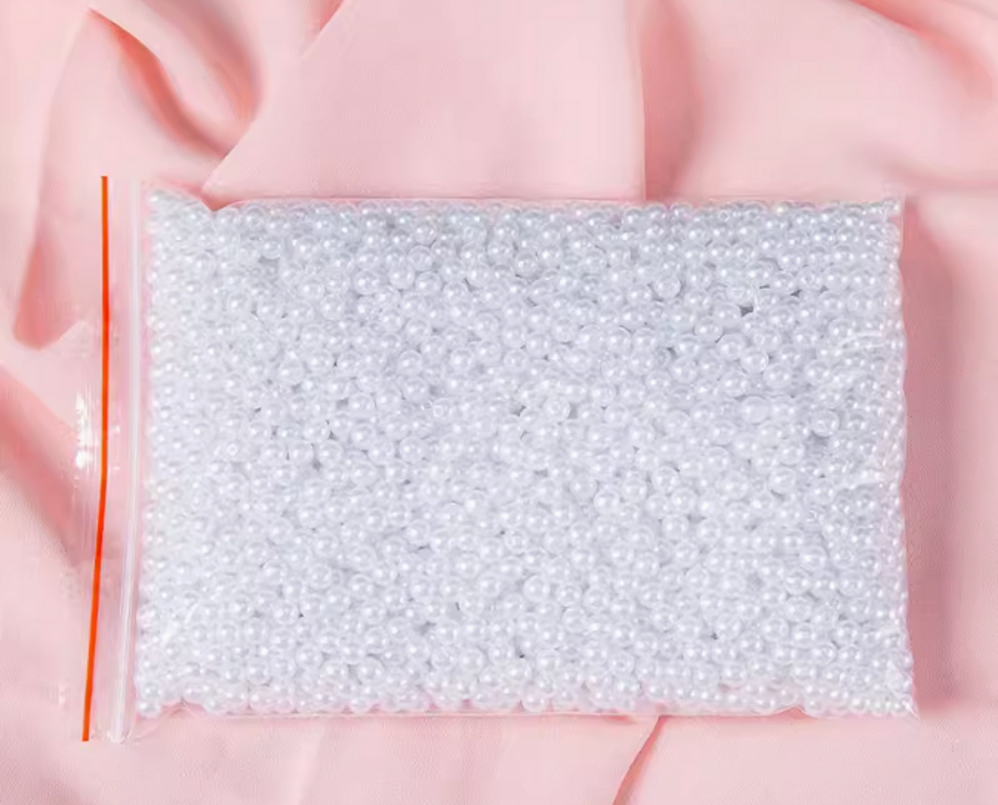 3mm-12mm / Round White Pearl Beads