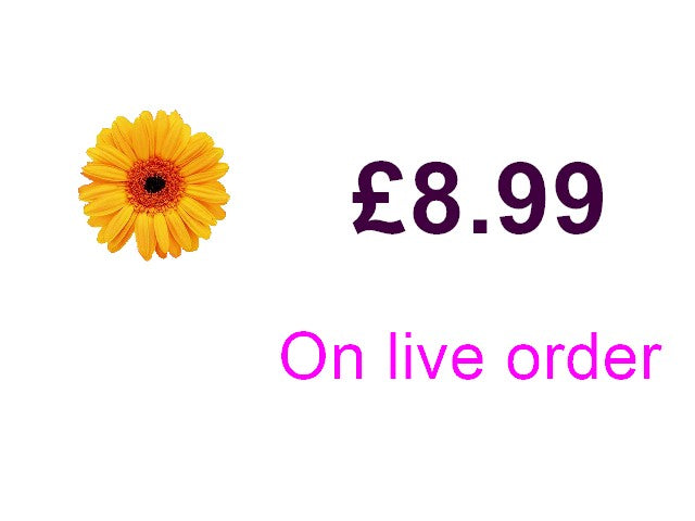 £8.99 (Other on live order)