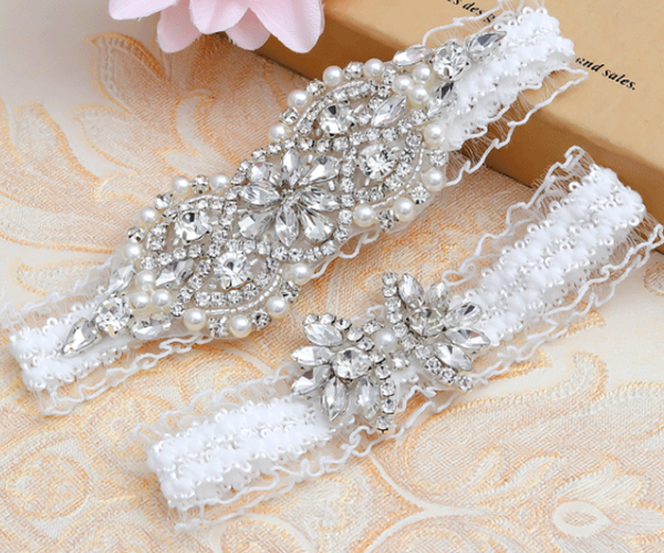 2 pcs / Bridal Garters, Wedding Accessories 932914