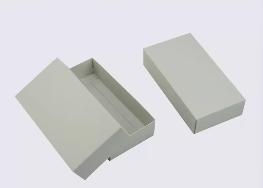 10 sets  / 22.5 x 9.5 x 4.4cm / Kraft Craft Foldable Paper Box with Lid for Greeting Card, Flower, Gift Box