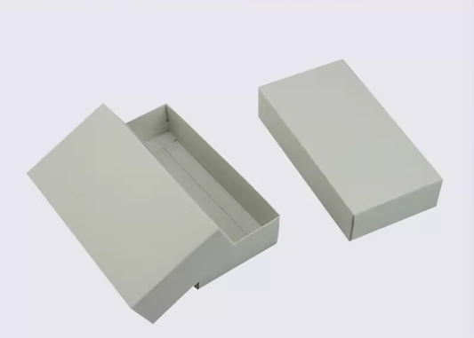 10 sets  / 22.5 x 9.5 x 4.4cm / Kraft Craft Foldable Paper Box with Lid for Greeting Card, Flower, Gift Box