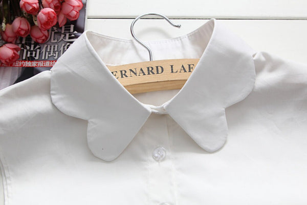 Off White Fake Chiffon Collar, Off White Elegant Lace Fake Collar, False Collar, Removable Collar B10(K)