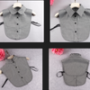B818 / Black Cotton Fake Collar, False Collar, Removable Collar