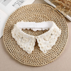 B2(K)small / Off White Fake Lace Collar, False Collar, Removable Collar