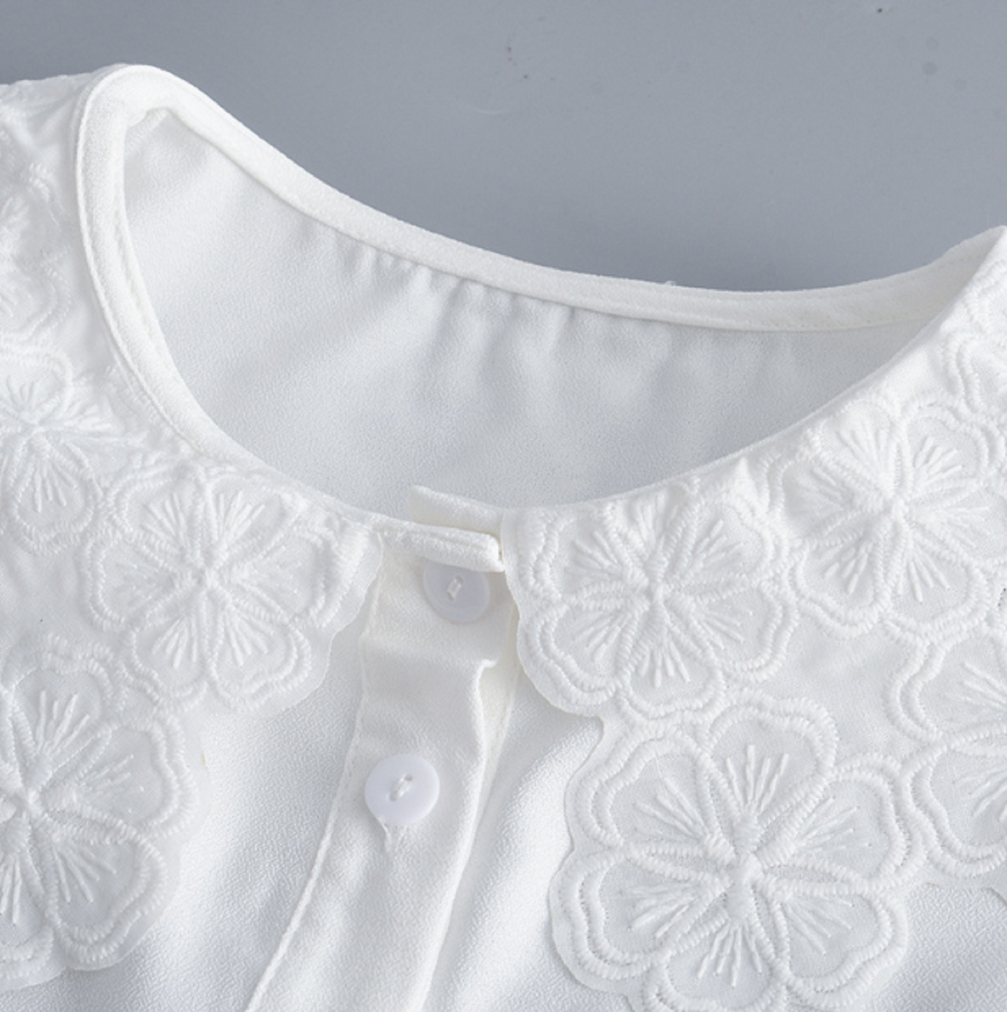 B352(L) / Off White Fake Collar, False Collar, Removable Collar